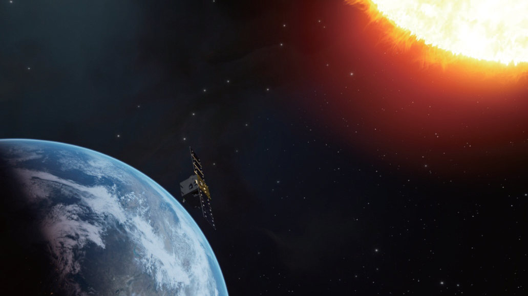 太陽探測科學技術試驗衛星模擬圖