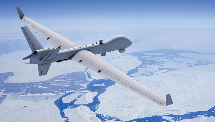 通用原子航空系统公司发布的MQ-9A无人机试飞图片