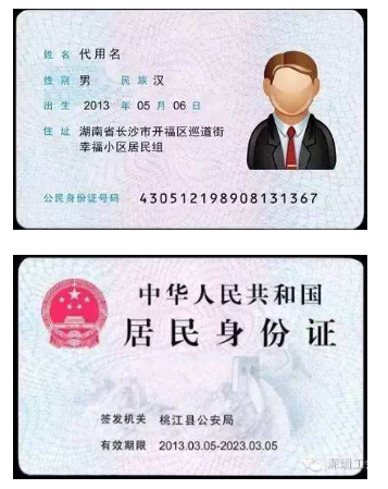 本人有效居民身份证原件正反面照片,照片要求身份证边框完整,字迹