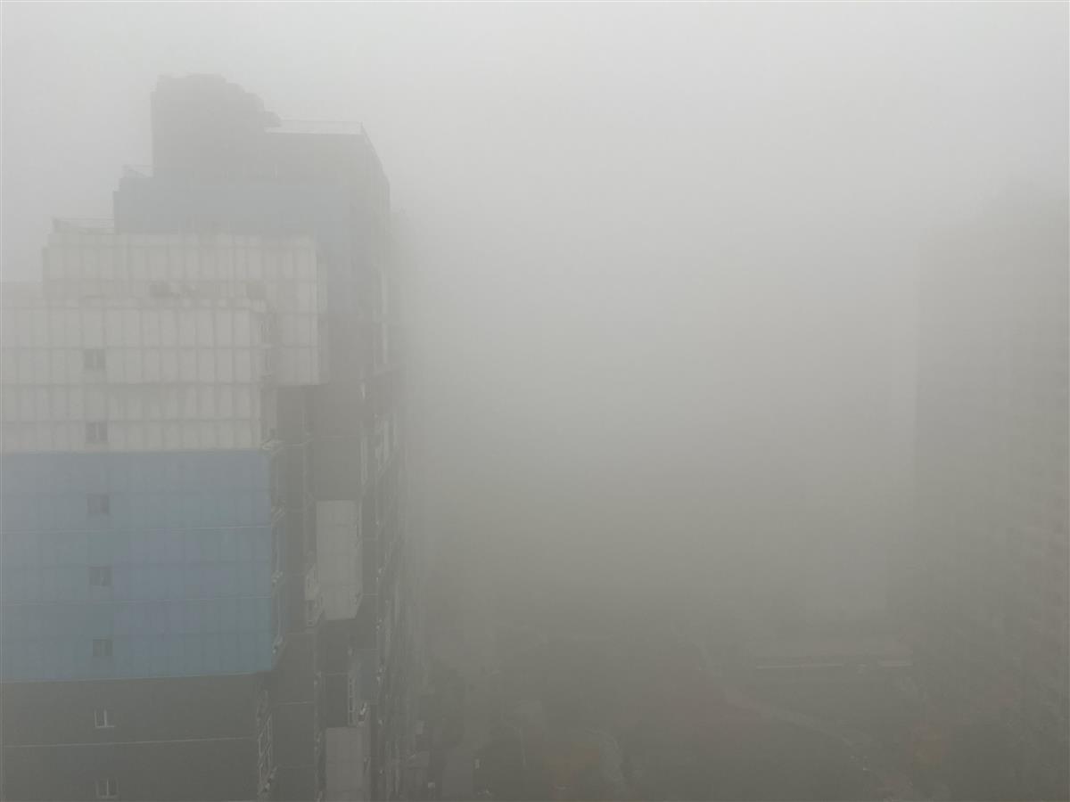 雾霾再袭北京今年首次发布重污染黄色预警有幼儿园为学生准备梨汤