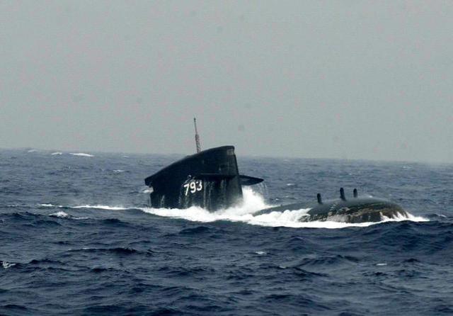 台媒台军称海龙号潜艇曾前往南沙太平岛海域巡航