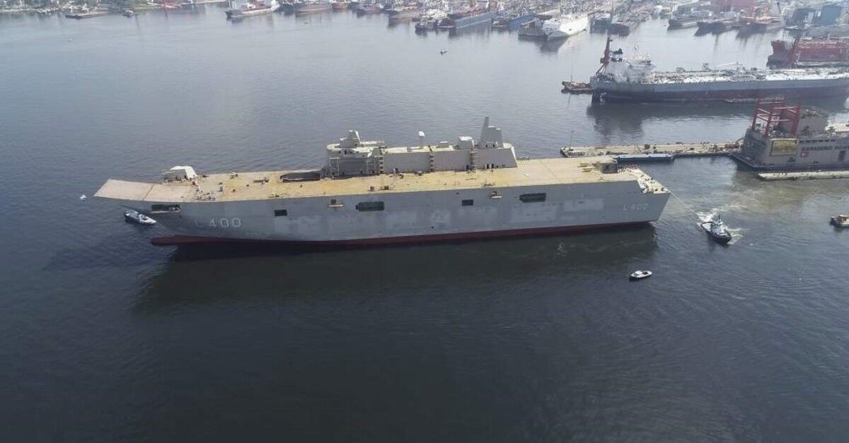 土耳其在西班牙技术支持下建造的“阿纳多卢”号多用途两栖攻击舰 资料图