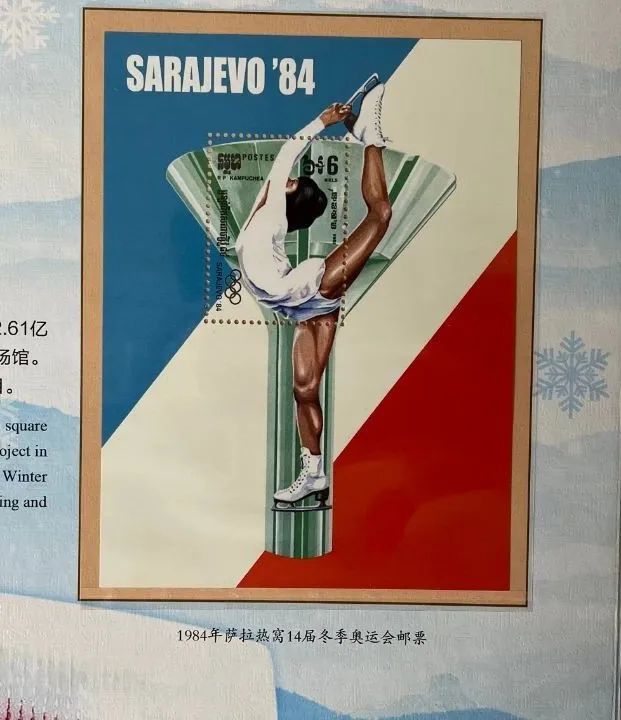 ▲1984年萨拉热窝14届冬季奥运会邮票