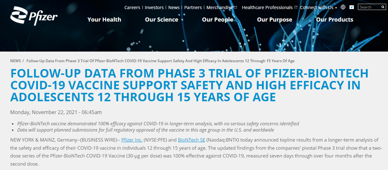 (图源:辉瑞官网)