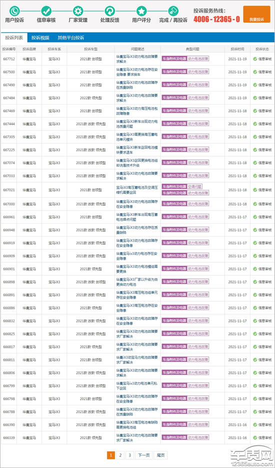 宝马iX3动力电池存风险 厂家技术升级惹众怒