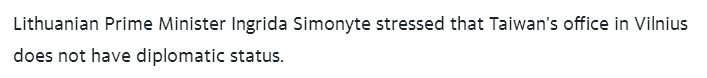 立陶宛的这种言辞显然是彻头彻尾的谎言。