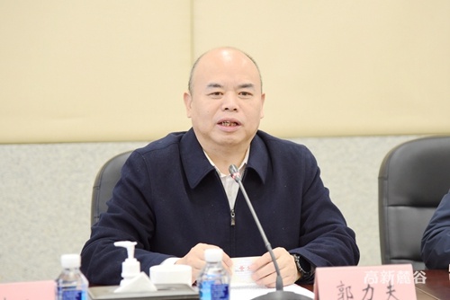 长沙高新区管委会主任郭力夫出席并致辞.李立婷 摄