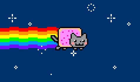 价值59 万美元的NFT作品 Nyan Cat(原作者:Chris Torres)。