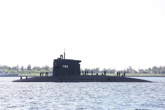 台军现有“剑龙级”潜艇（资料图）。图自台湾“中央社”