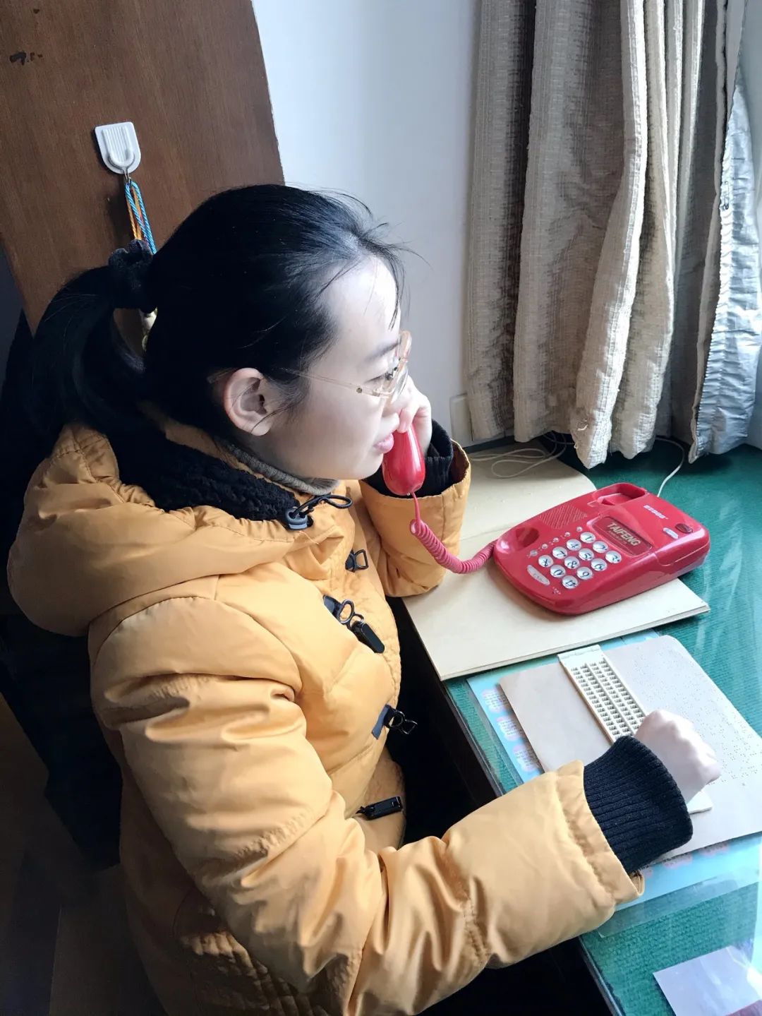 ▲ 2020年3月 朱苓君成为“战疫情,云陪伴”线上服务志愿者