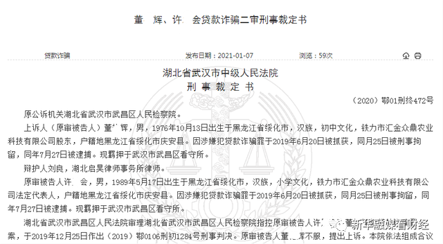 湖北消金公司被骗贷款253万元 湖北银行是其第一大股东-手机新浪网