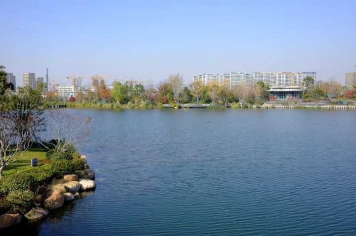 丰收湖公园实景