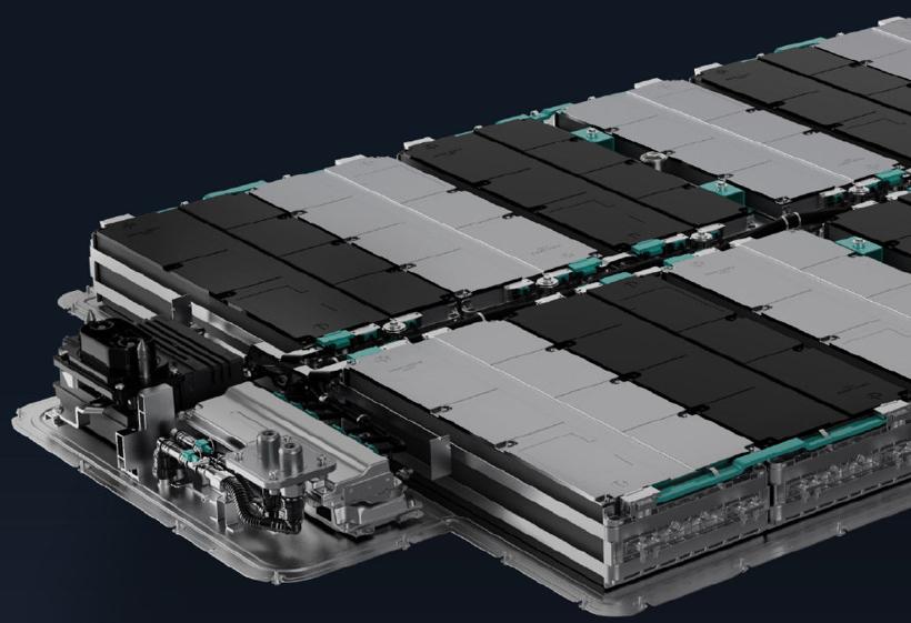 蔚来150kWh电池采用固态电池技术,可实现360Wh/kg能量密度;图片来源:蔚来汽车