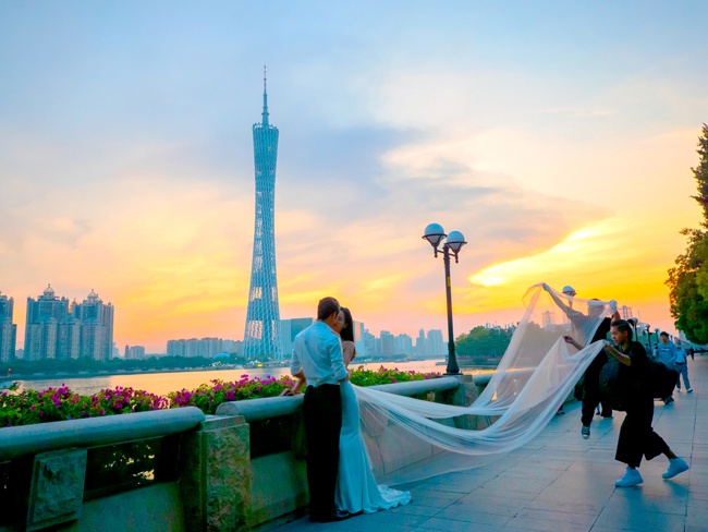 广州塔拍婚纱照_广州塔图片