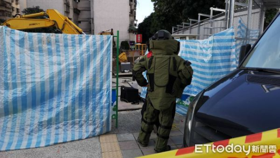 台媒:台北一工地被人放置爆炸物 警方封锁现场引爆