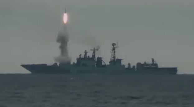 俄罗斯在日本海进行新型反潜导弹试射
