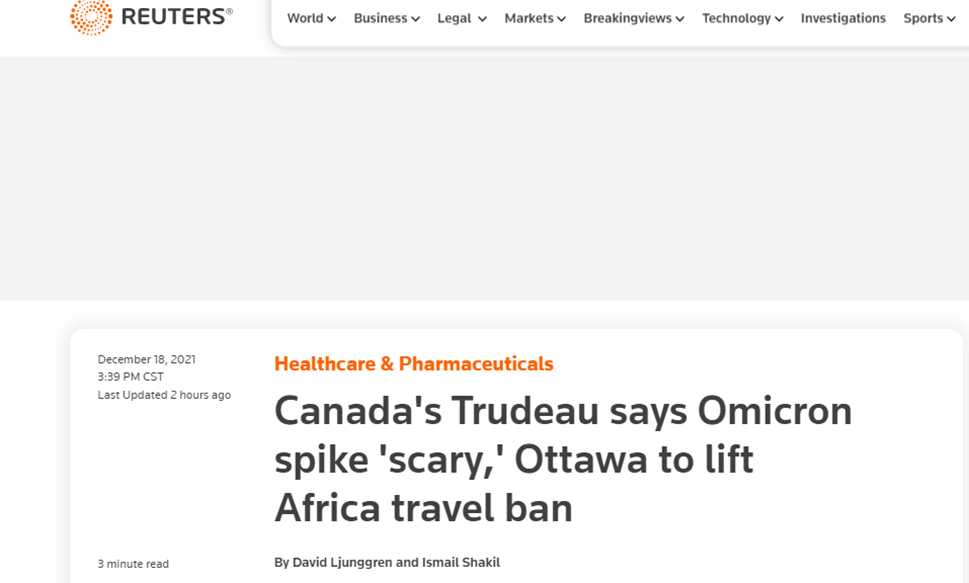 路透社报道截图