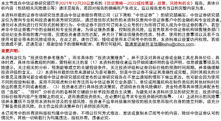 固收|2022城投展望:政策、风险和机会