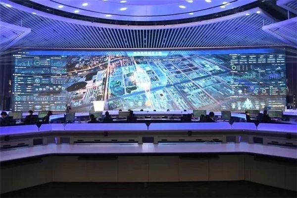 ▲紫光华智为呼和浩特智慧城市指挥中心打造165平米小间距LED显示屏