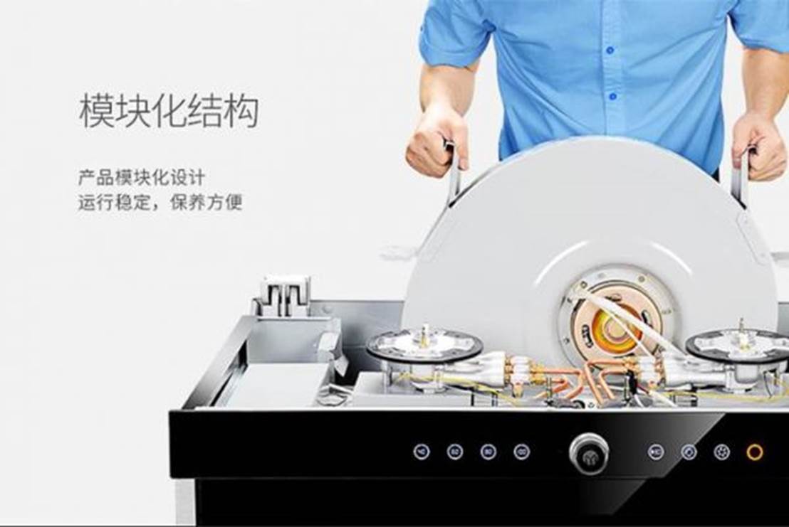 (火星人集成灶模块化结构)