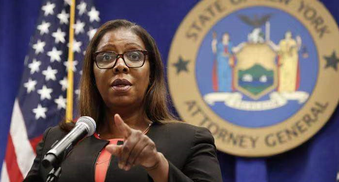 △美国纽约总检察长詹姆斯