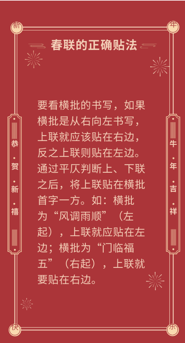 贴春联的冷知识（图）