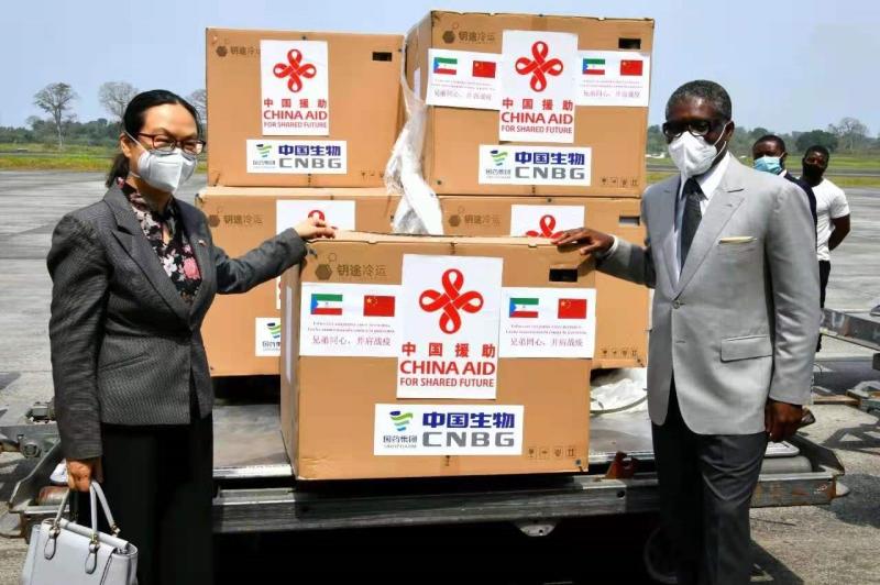 赤几也成为非洲首个收到中国疫苗援助的国家