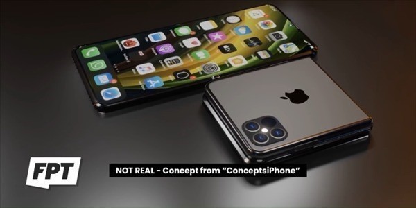 折叠式iPhone渲染图