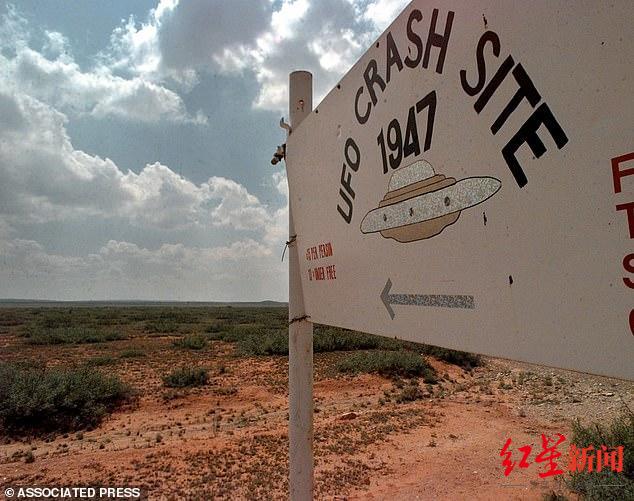 ▲1947年“UFO坠毁”地点 图据《每日邮报》