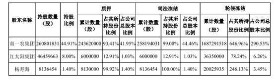 图片来源：红太阳公告截图