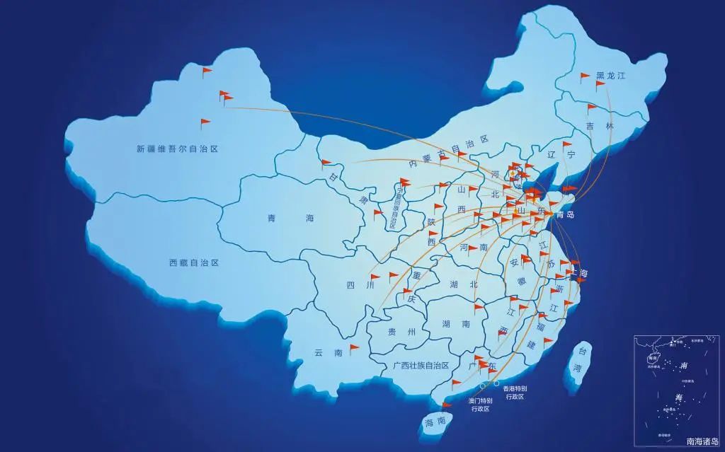 中国石油大学(华东)高档学历 育续教继。站点漫衍表示图, 育续教继。学历教诲在籍生9.7万人
