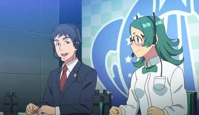 ▲ 骑手武丰（右）也参与到了《赛马娘》中