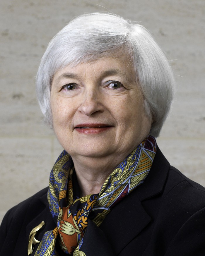 图：美国财政部长珍妮特·耶伦（Janet Yellen）