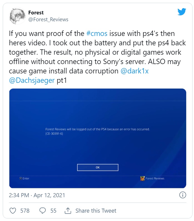 PS4ϷCMOSʧЧ
νϷ