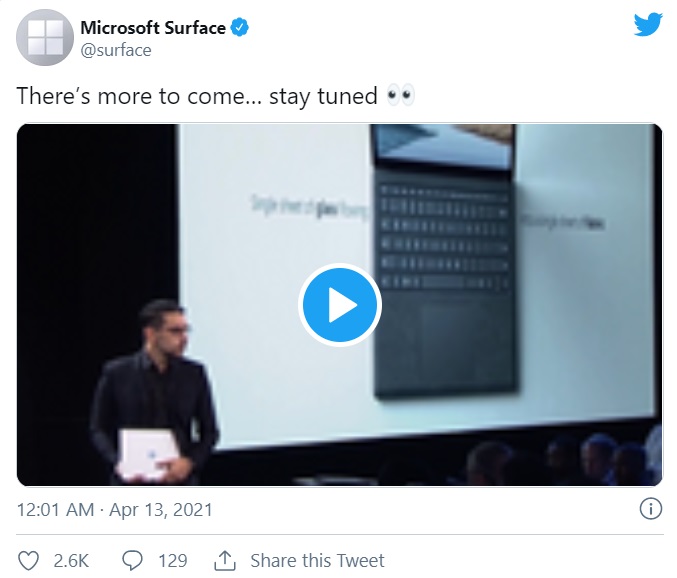 ΢ȷϽSurfaceƷThere's more to come