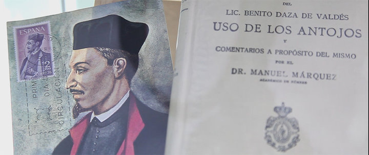 ▲贝尼托·达扎(Benito Daza de Valdés)的画像和著作。 图片来自:coooa