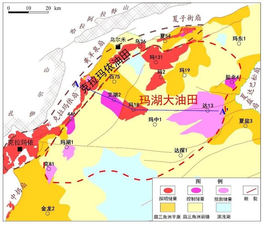 克拉玛依油气资源分布