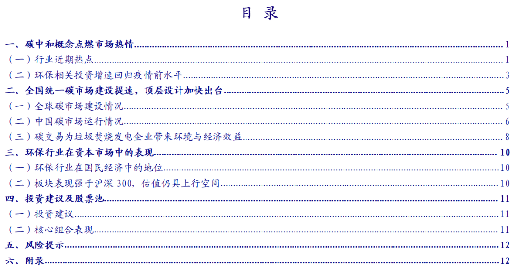 【银河环保严明】行业动态 2021.3丨碳市场建设提速,环保配置价值凸显
