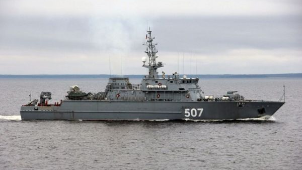 资料图片：俄海军12700型扫雷舰。
