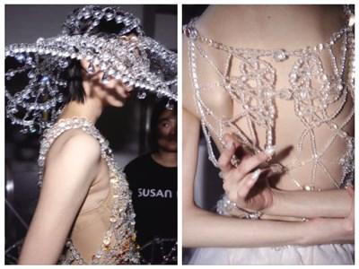 Susan Fang将珠饰用于礼服设计