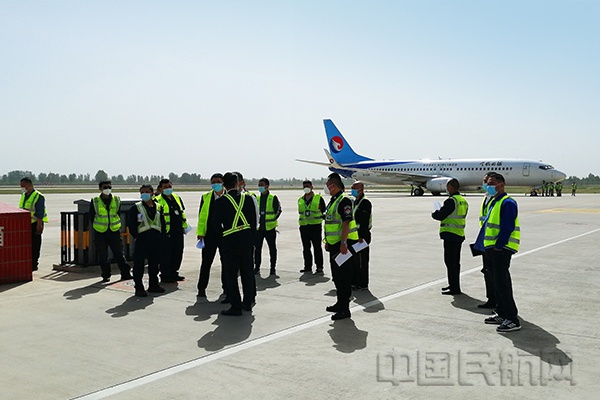 现场评估河北航空机坪车辆刮碰风险