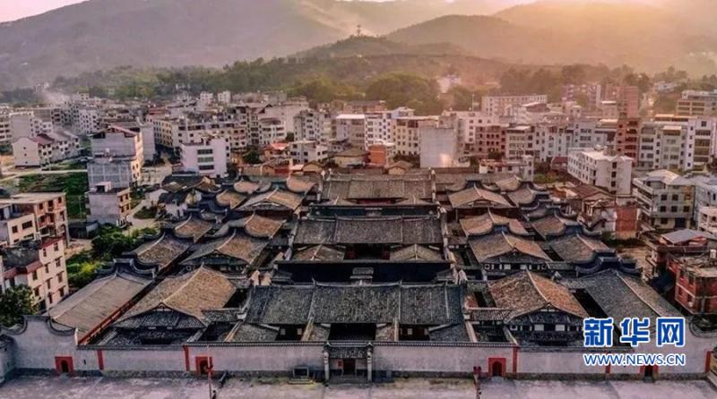 福州闽清宏琳厝.新华网发(福建高速供图)