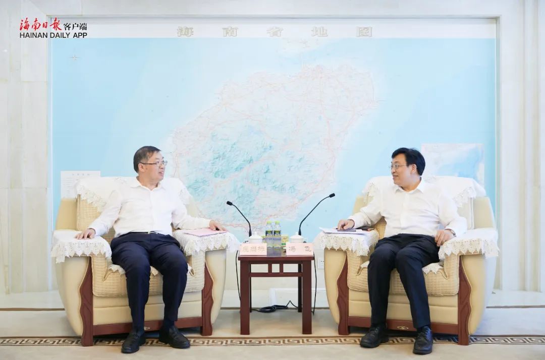 图为会见现场。海南日报记者 封烁 摄