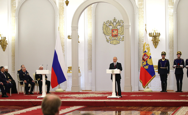 俄罗斯总统普京祝贺俄人民俄罗斯日快乐