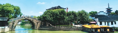 苏州寒山寺景区。 百度图片