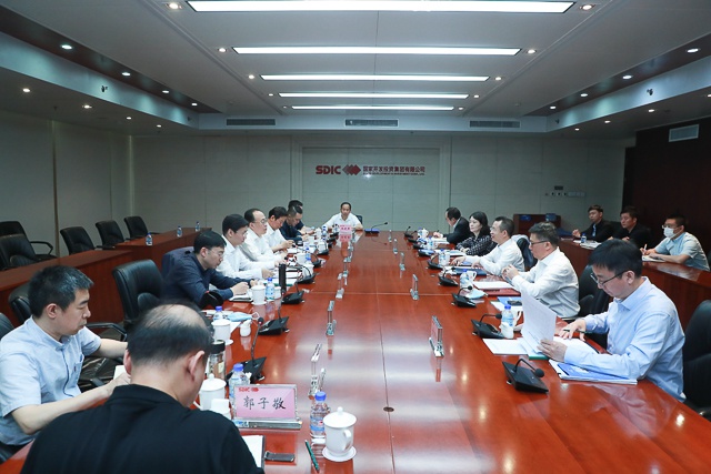 钟国东会见天津市发改委副主任孙虎军,国资委主任张勇
