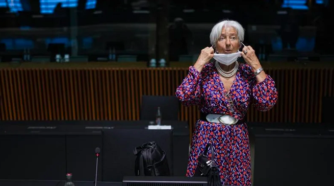 △图片来源德新社,图为欧洲央行行长拉加德