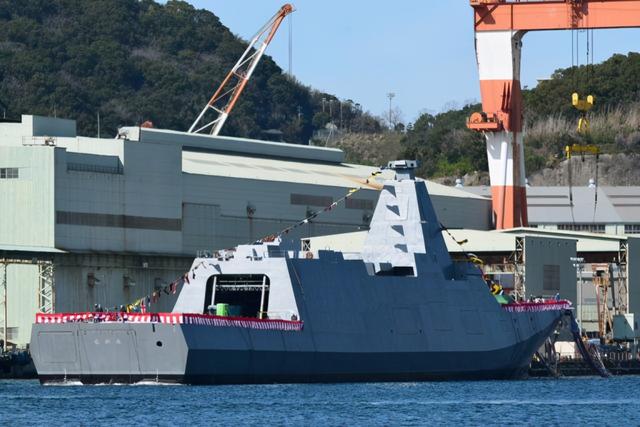 外形酷似055日本新锐护卫舰下水批量建造下饺子054a有对手