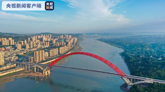 四川合江长江公路大桥建成通车结束当地群众轮渡过江历史