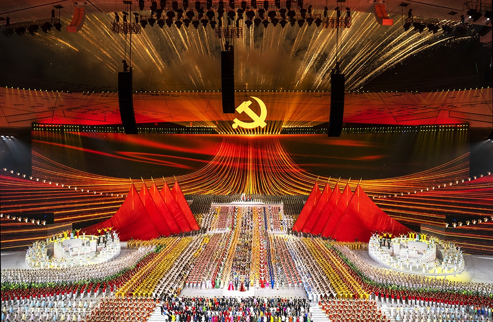 【图集】庆祝中国共产党成立100周年,文艺演出《伟大征程》播出